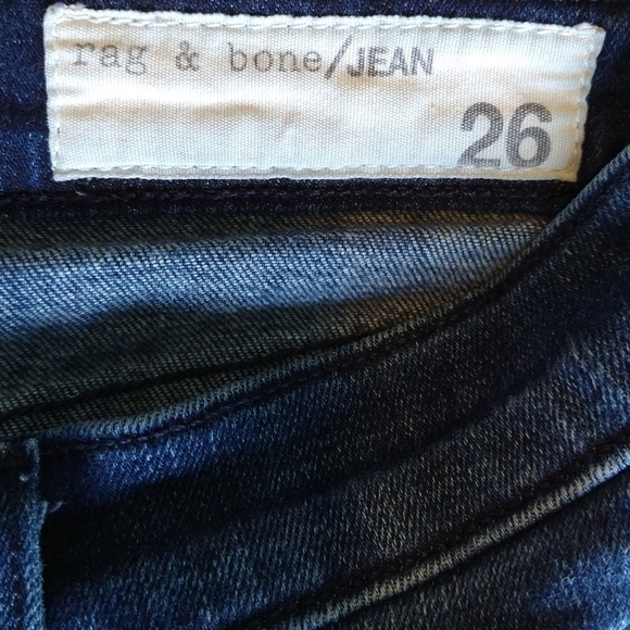 Rag & Bone The Capri Southport Dark Wash Low Rise Skinny Cropped Jeans Revolve - Picture 5 of 9